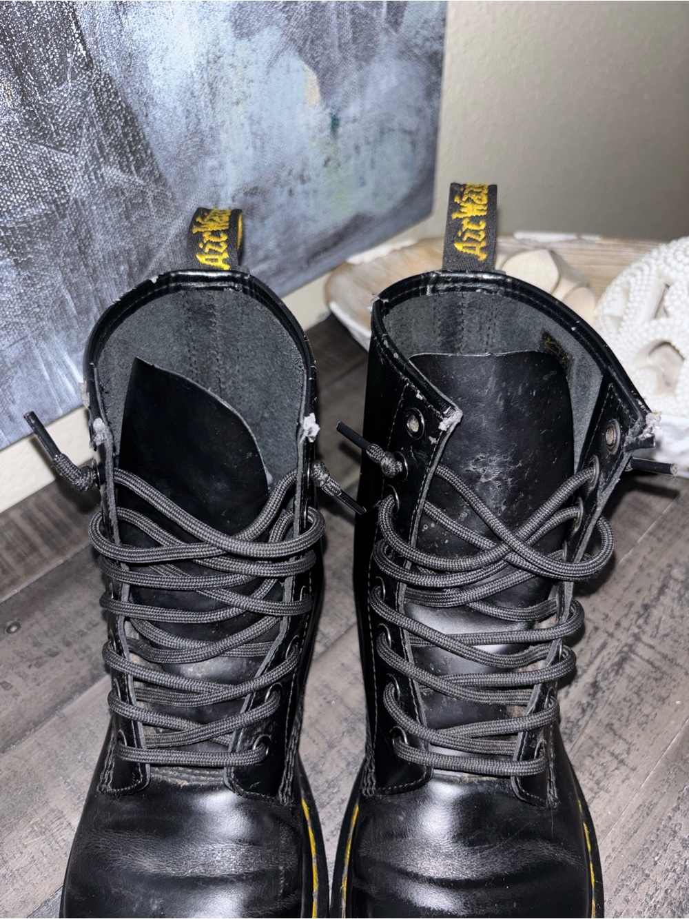 Dr. Martens Shoes | 1460 lace up
Boot In Black Wonens SZ 7 - Picture 6 of 12